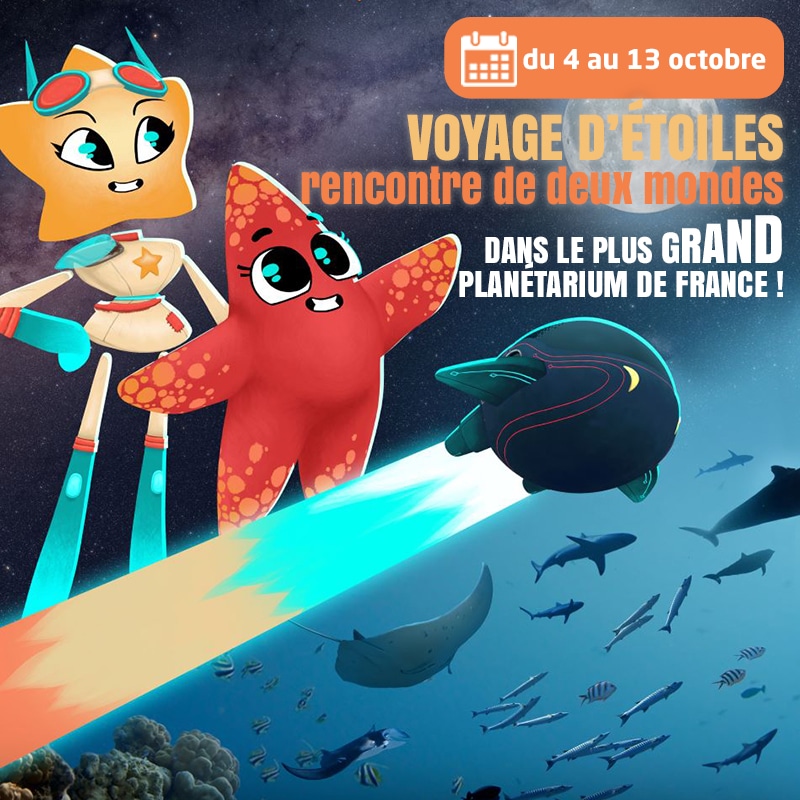 Dans le cadre de la Fête de la Science, du 4 au 13 octobre, venez assister à la diffusion de ce film familiale aux images sous-marines captivantes qui émerveilleront petits et grands, dans le plus grand planétarium de France !